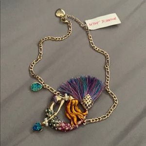 Betsey Johnson Mermaid with tasseled tail